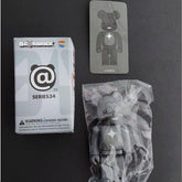 Bearbrick Series 34 SUPER Secret Pug Dog Grey 100%